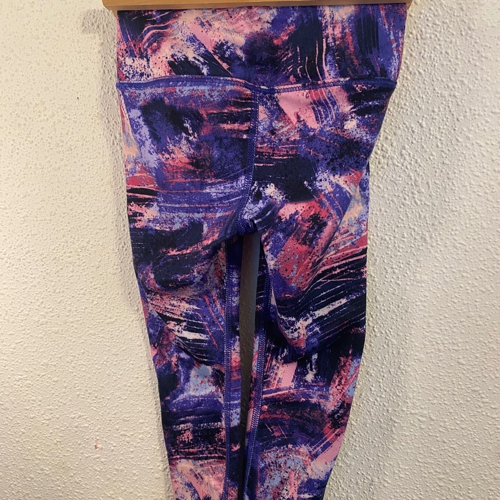 Members Mark XS 4/5 Girls Purple/Pink Leggings